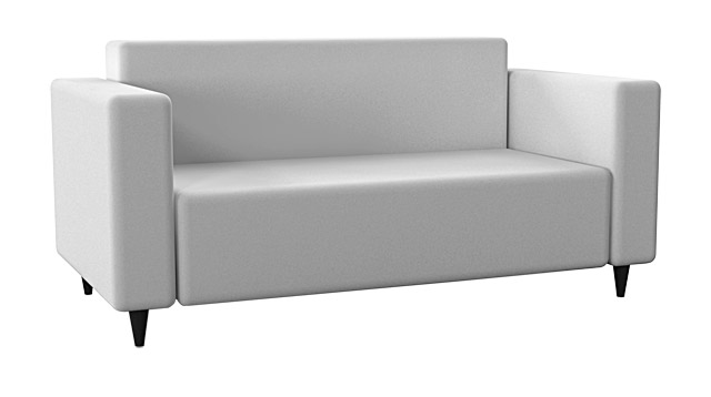 Sofa (white eco-leather)