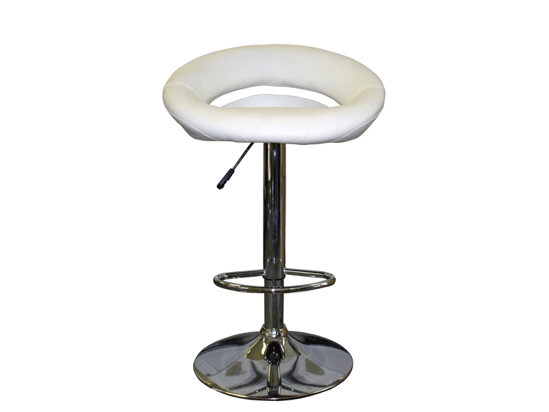 Bar chair white (faux leather)