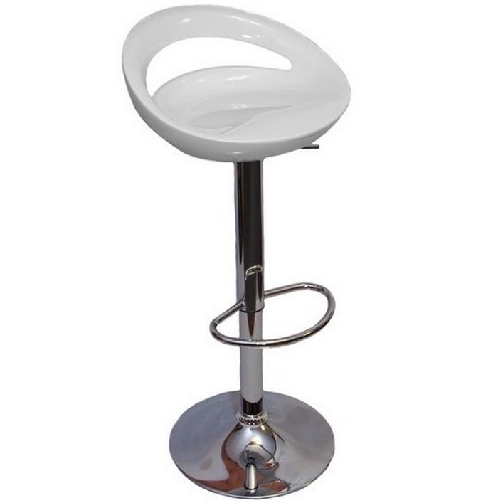 Bar chair white «Disco»