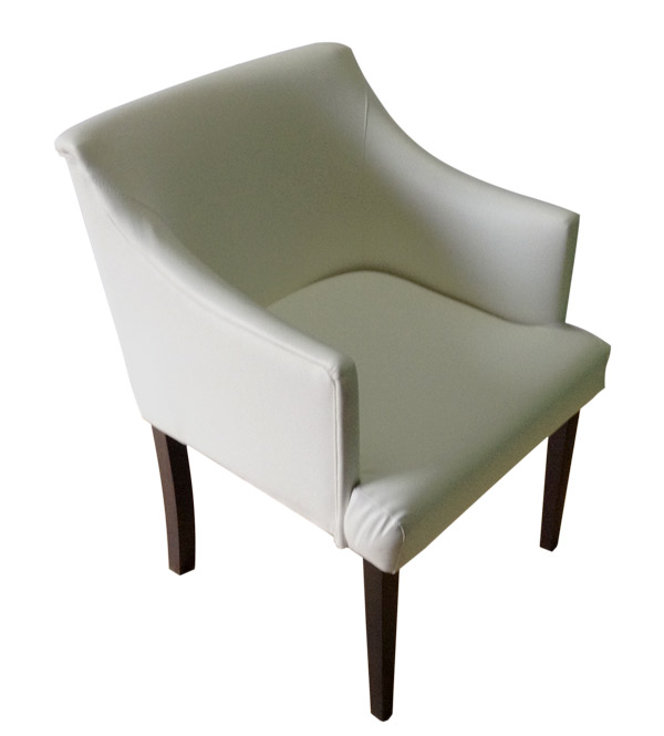 White chair Fil (eco leather)